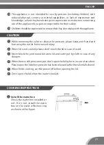 Предварительный просмотр 21 страницы Bluestone PCB-5763 User Manual