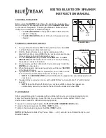 Bluestream BS27BS Instruction Manual preview