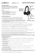 Bluestream BSPRT03 Instruction Manual preview