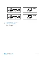 Bluestream HEX70B-KIT User Manual preview