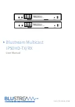 Preview for 1 page of Bluestream Multicast IP50HD-RX User Manual