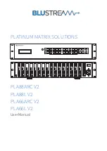 Preview for 1 page of Bluestream PLA66ARC V2 User Manual