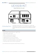 Preview for 1 page of Bluestream UEX50B-KIT Quick Reference Manual