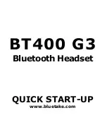 Preview for 1 page of Bluetake Technology BT400 G3 Quick Start-Up