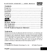 Preview for 2 page of Bluetake Technology BT400 GX User Manual