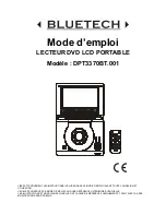 Предварительный просмотр 8 страницы Bluetech DPT3370BT.001 Operating Manual