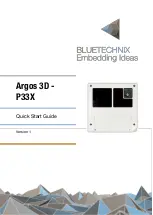 Предварительный просмотр 1 страницы Bluetechnix Argos 3D-P33X Quick Start Manual