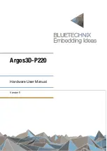 Bluetechnix Argos3D-P220 Hardware User Manual предпросмотр