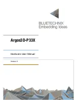 Preview for 1 page of Bluetechnix Argos3D-P33 Series Hardware User Manual