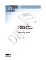 BlueTree BT4600 Product Manual preview