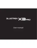 BlueTrek X3 PRO User Manual preview