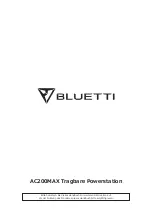 Preview for 28 page of Bluetti AC200MAX User Manual