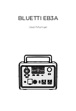 Предварительный просмотр 1 страницы Bluetti EB3A User Manual