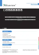 Blueview FN-SV3014 Manual preview