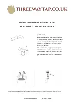 Preview for 1 page of Bluewater APALA Instructions For The Assembly