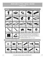 Предварительный просмотр 3 страницы Bluewave Monterey NG2585 Assembly Instructions Manual