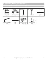 Предварительный просмотр 3 страницы Bluewave NG2305P Assembly Instructions Manual