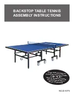 Preview for 1 page of Bluewave NG2310P3 Assembly Instructions Manual