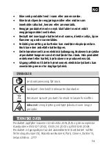 Preview for 14 page of BlueWear 021784 Operating Instructions Manual