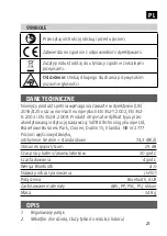 Preview for 22 page of BlueWear 021784 Operating Instructions Manual