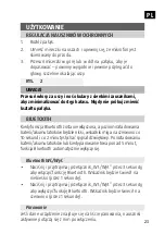 Preview for 24 page of BlueWear 021784 Operating Instructions Manual