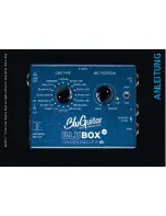 Предварительный просмотр 1 страницы BluGuitar BluBox VSC Manual