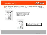 Предварительный просмотр 8 страницы BLUM 20F7011 Quick Reference Manual