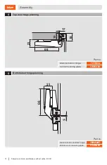 Preview for 4 page of BLUM AVENTOS HF Assembly Instructions Manual