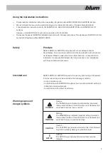 Preview for 3 page of BLUM AVENTOS HF Original Installation Instructions