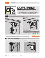 Предварительный просмотр 2 страницы BLUM Aventos HK-S Assembly Instructions Manual