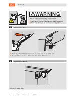 Предварительный просмотр 6 страницы BLUM Aventos HK-S Assembly Instructions Manual