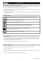 Preview for 6 page of BLUM MINIPRESS M Manual