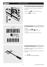 Предварительный просмотр 8 страницы BLUM MZK.1900 Instruction Leaflet