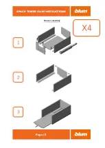 Предварительный просмотр 5 страницы BLUM SPACE TOWER SLIM Instructions Manual