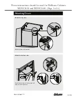 BLUM Wellborn WDVC3030 Instructions Manual предпросмотр