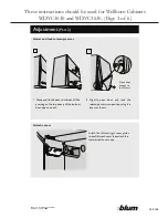 Preview for 3 page of BLUM Wellborn WDVC3030 Instructions Manual