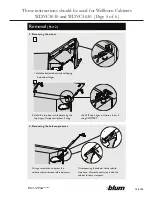 Preview for 5 page of BLUM Wellborn WDVC3030 Instructions Manual