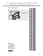 Preview for 6 page of BLUM Wellborn WDVC3030 Instructions Manual