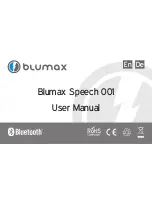 Blumax Speech 001 User Manual preview