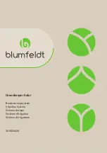 Blumfeldt 100034626 Manual preview