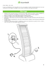 Preview for 6 page of Blumfeldt 10028496 Manual