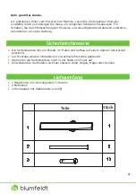 Preview for 2 page of Blumfeldt 10029125 Quick Manual