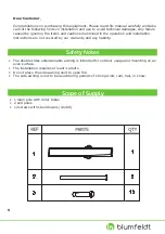 Preview for 5 page of Blumfeldt 10029125 Quick Manual