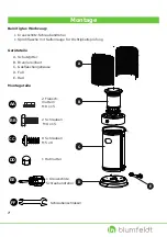 Предварительный просмотр 7 страницы Blumfeldt 10029834 Manual