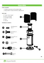 Предварительный просмотр 20 страницы Blumfeldt 10029834 Manual