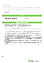 Preview for 9 page of Blumfeldt 10030147 User Manual