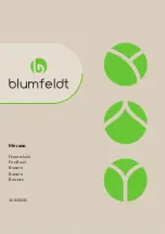 Preview for 1 page of Blumfeldt 10030246 Manual