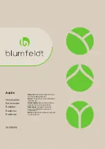 Предварительный просмотр 1 страницы Blumfeldt 10030690 Manual