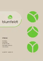 Предварительный просмотр 1 страницы Blumfeldt 10030719 Manual