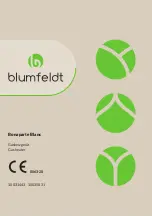 Preview for 1 page of Blumfeldt 10031443 Manual